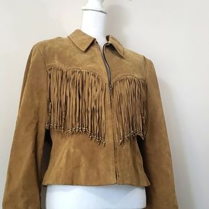 Cripple Creek Vintage Western Leather Jacket
